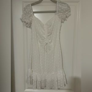 SIZE 4 Princes Polly White Mini Dress